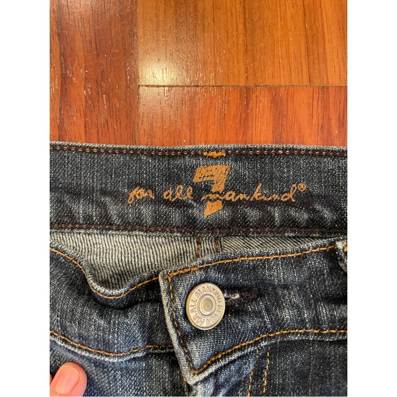 7 For All Mankind Womens Low Waist Flare Jeans SZ 28, $195 - Picture 4 of 7